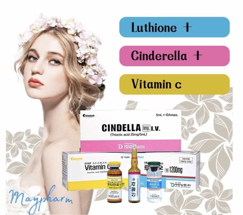 Luthione Cindella Ascorbic Acid Vitamin C Skin Whitening Injection for IV Injection