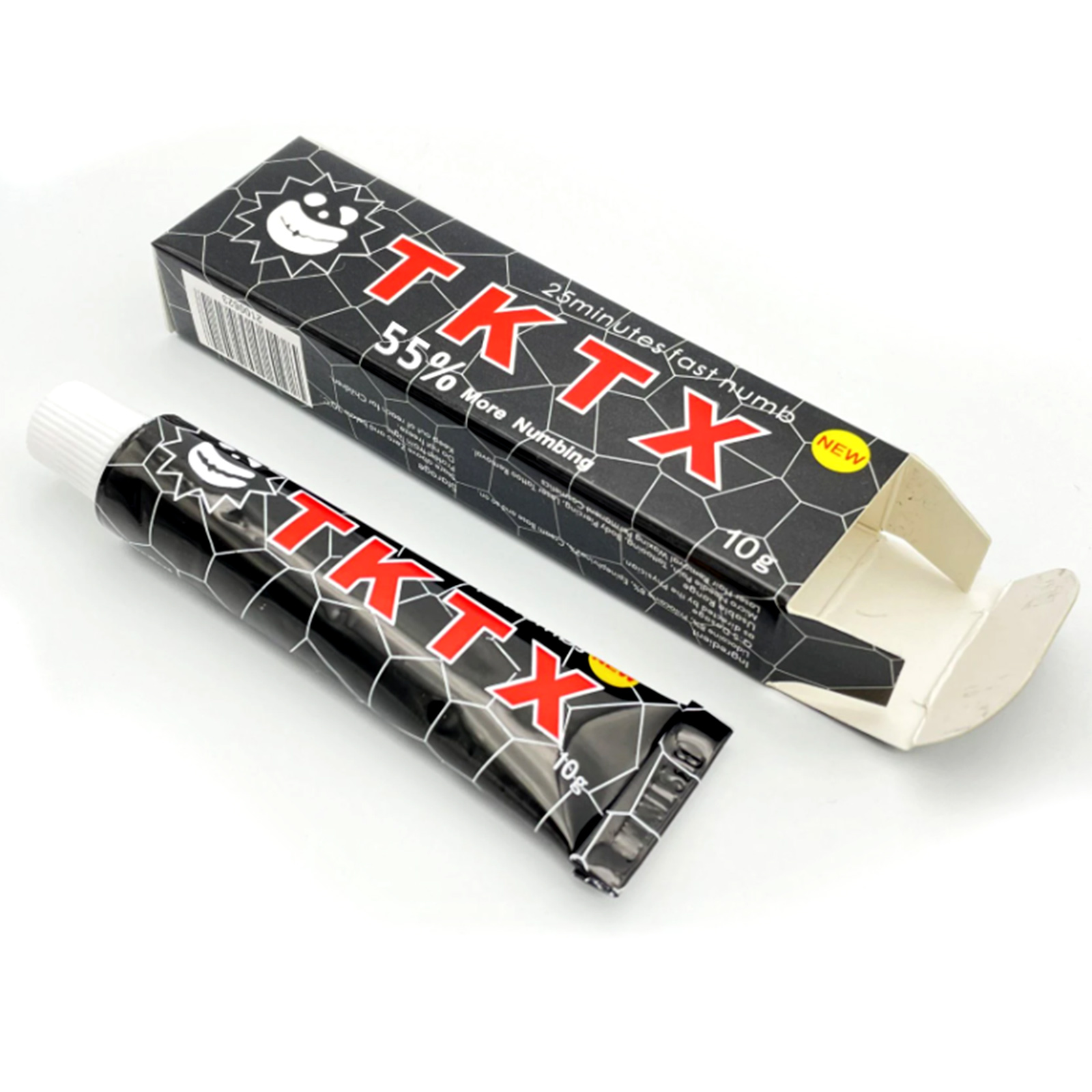 Supplier 10g White Pink Color Real Tktx Numb Cream Deep Anesthetic Ointment Laser Tattoo Tktx Strong Numbing Cream