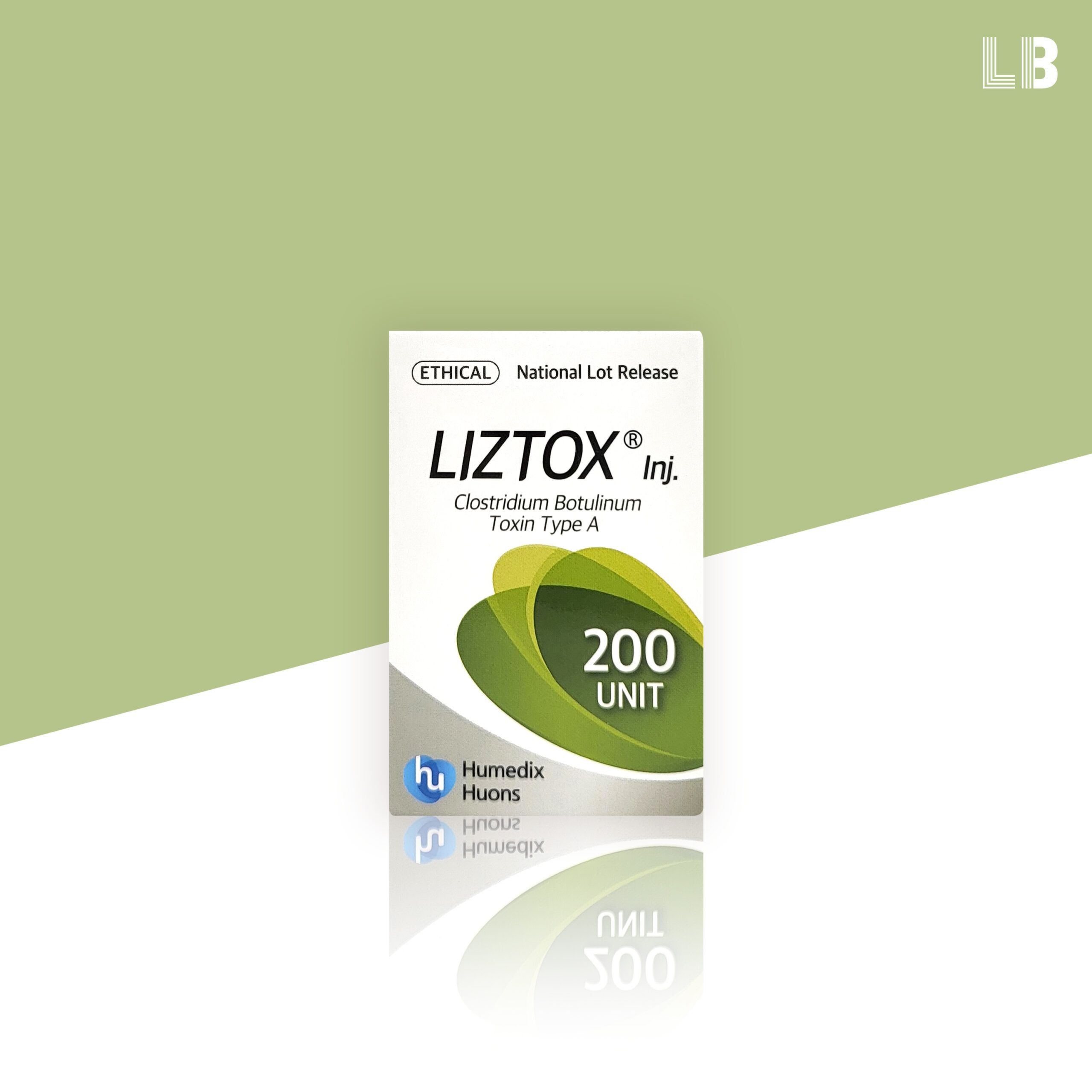 Liztox 200u  botulinum toxin type A Nabota Toxina Botulinica