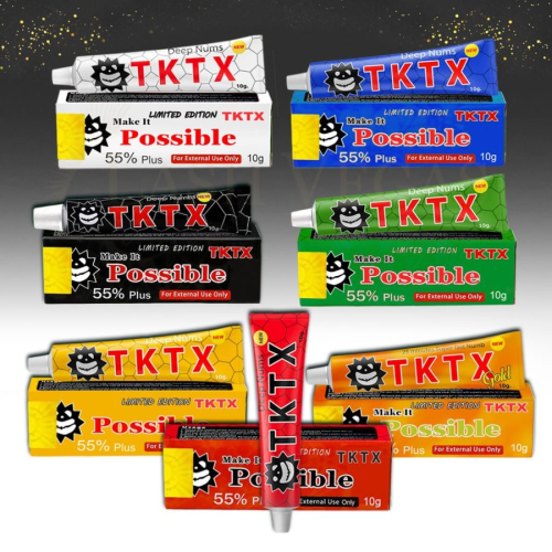 Supplier 10g White Pink Color Real Tktx Numb Cream Deep Anesthetic Ointment Laser Tattoo Tktx Strong Numbing Cream
