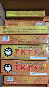 Supplier 10g White Pink Color Real Tktx Numb Cream Deep Anesthetic Ointment Laser Tattoo Tktx Strong Numbing Cream