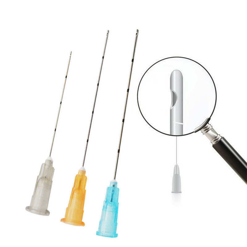 Blunt Tip Types of Micro Cannula Needle and Ha Filler Injection Syringe